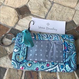 Vera Bradley iconic zip ID case